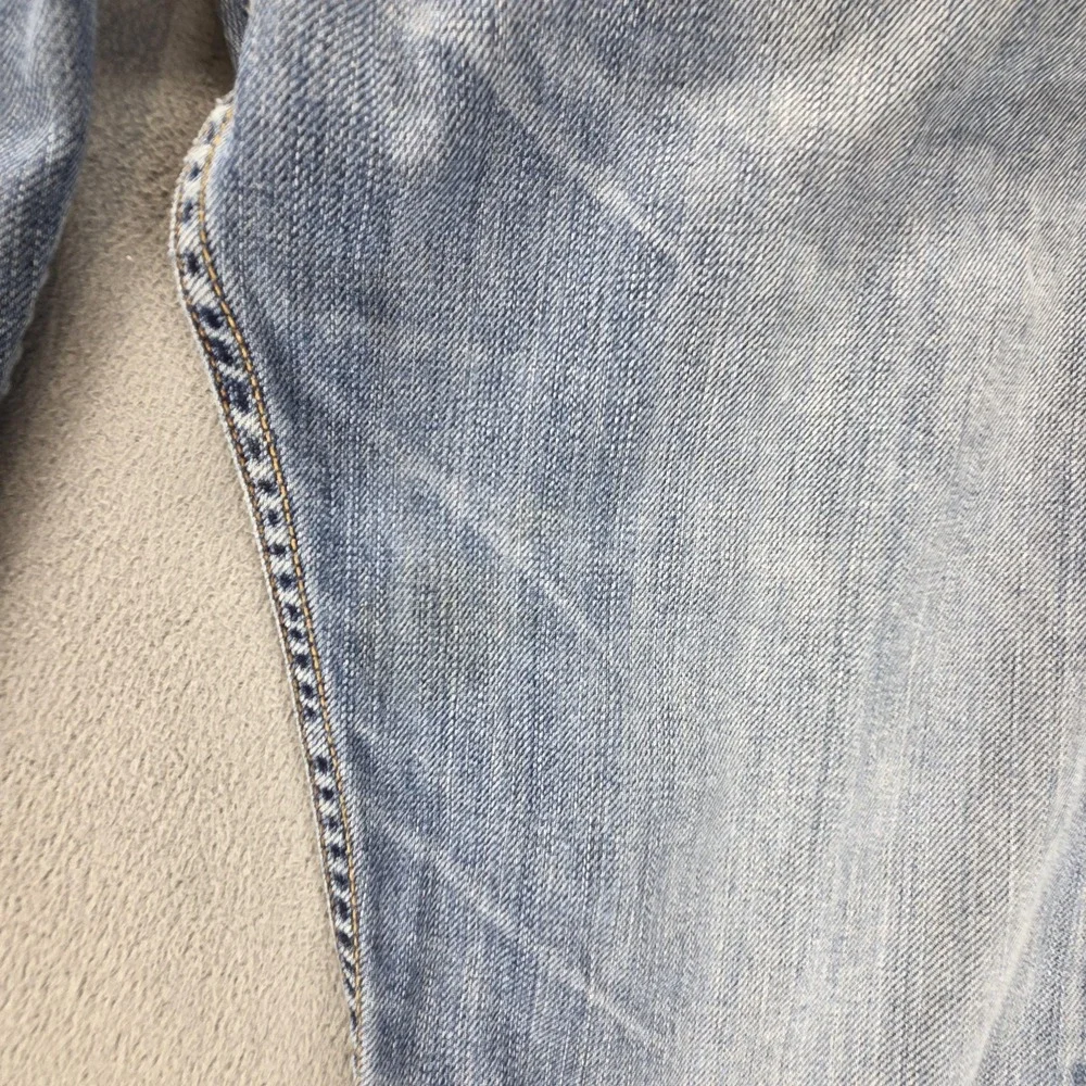 Vintage Levis 504 Jeans Mens 32x32 Blue Straight Engineered Whiskers Zip‎ Fly